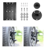 Kit Soporte Porta Repuesto con Bidón 6L Verde con Llave para Suzuki New Jimny - Imagen 2