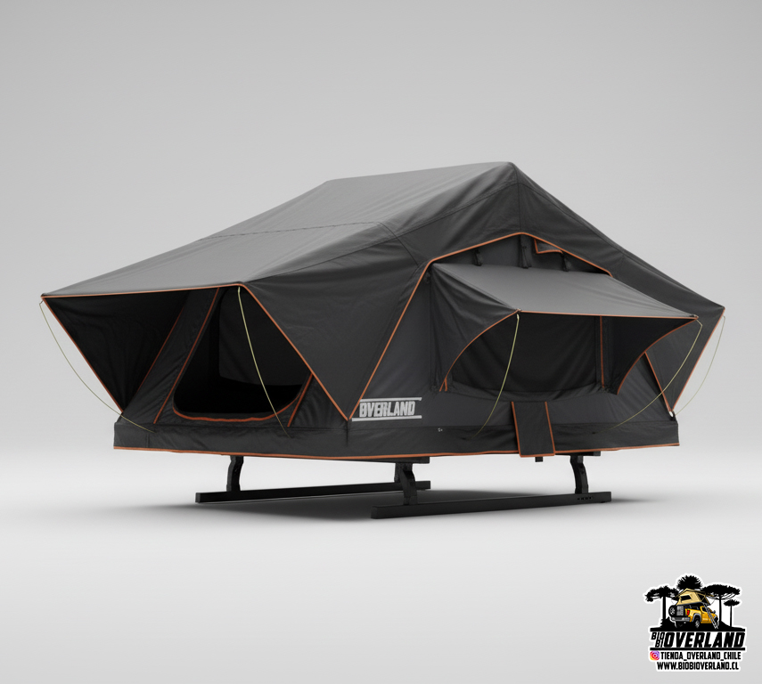 ejemplo Carpa de Techo Ruta Cero 2/3 Personas | Bio Bio Overland Chile - Imagen 1