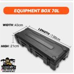 Tool Box 70 Litros Overland – Caja Rotomoldeada Slim para Pickup y 4x4