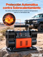 Compresor Doble Pistón Con pantalla de PSI auto detención 12V - Imagen 4